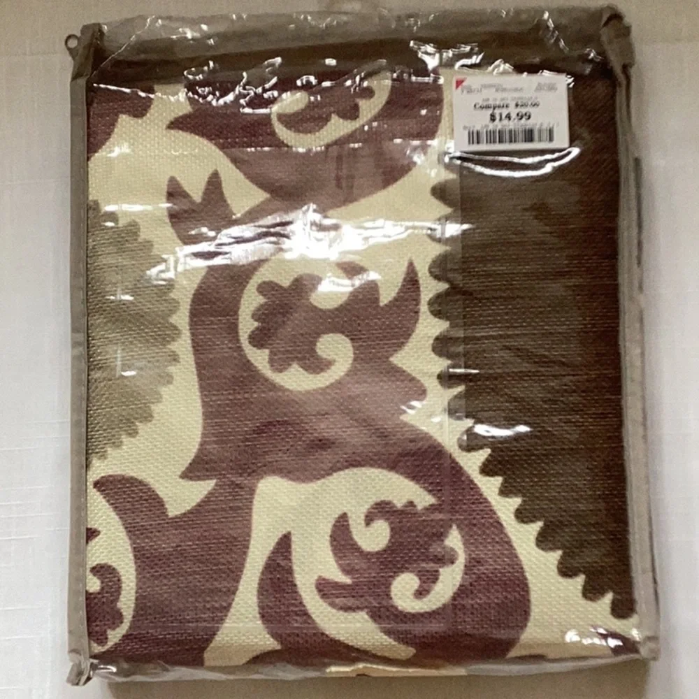 NWT Shower curtain brown / purple NIP
